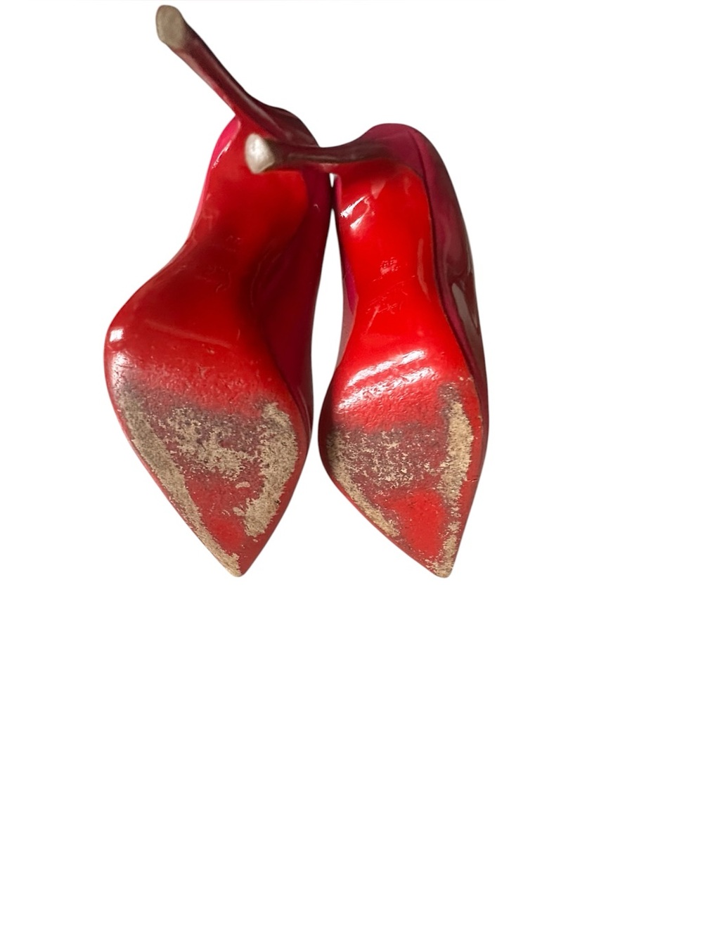 Christian Louboutin Fuchsia magenta Patent Pointed-Toe so kate sz.38 Pumps Heels - Picture 8 of 8